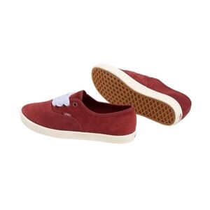 NEW Vans Unisex Lowpro Fat Lace Maroon Suede Skate Shoe